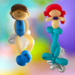 Mermaid balloon twisting mini-me Sydney Eastern Suburbs
