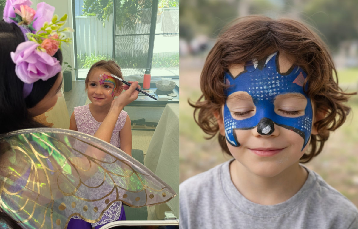 Facepainting and balloon twisting Sydney